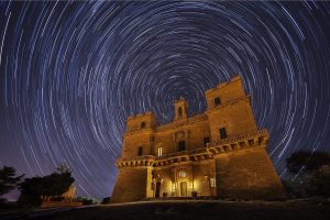 Star Trail over Selmun Tower